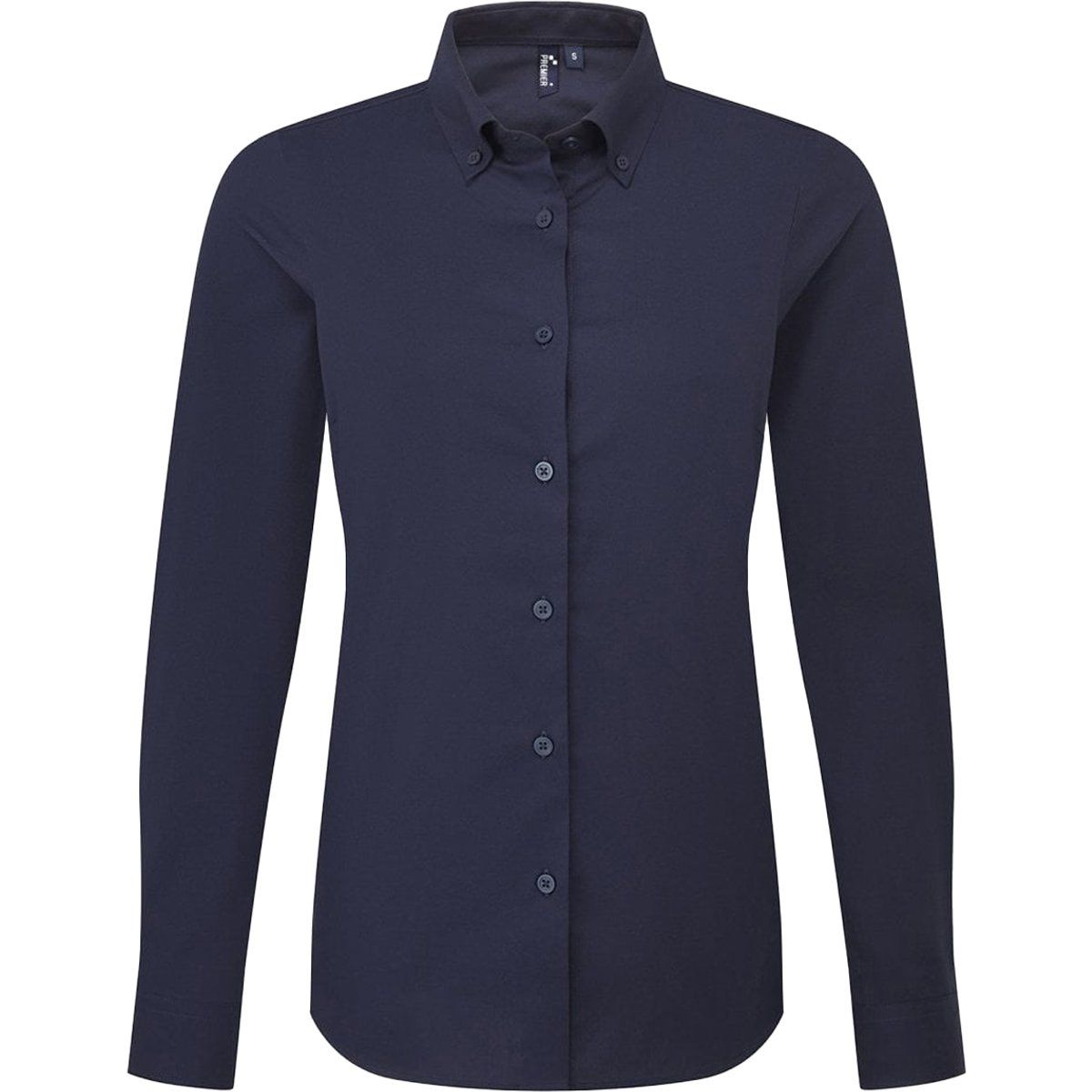 Langärmliges Oxford-Hemd mit Button-Down-Kragen