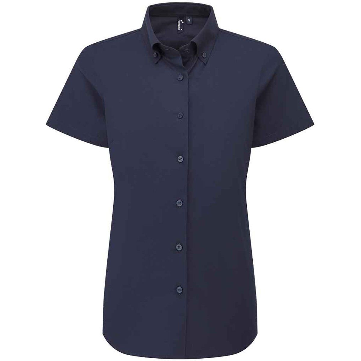Kurzärmeliges Button-Down Business-Hemd
