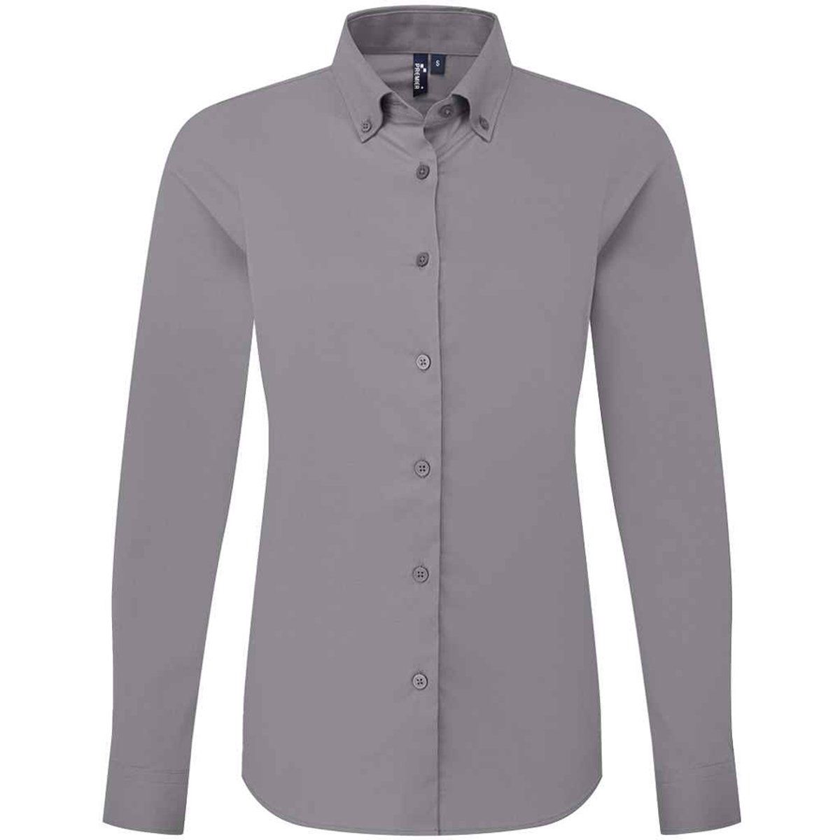 Tailliertes Oxford-Hemd mit Button-Down-Kragen