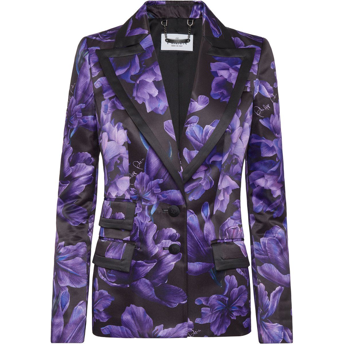 Blazer mit floralem Duchesse-Muster