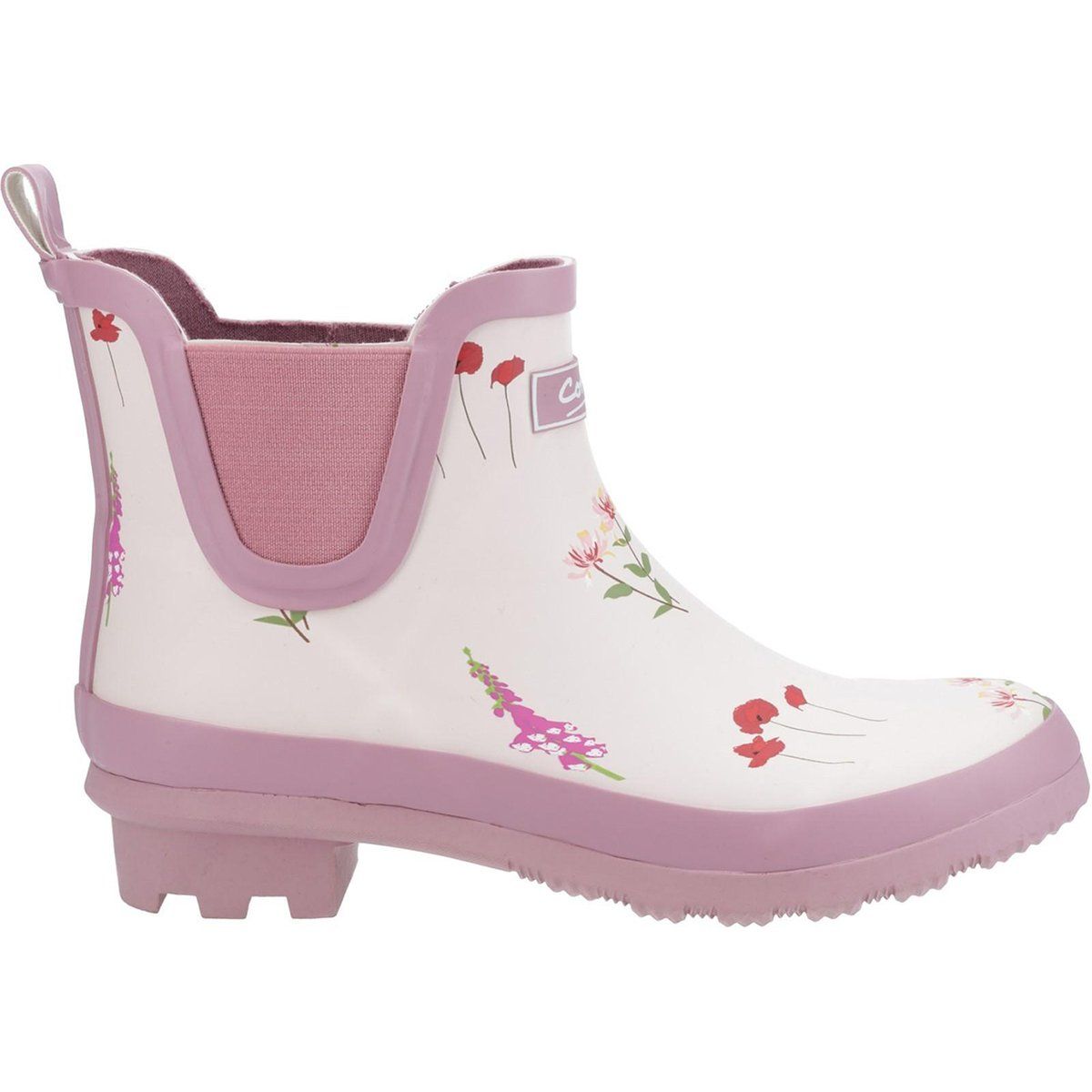 Gummistiefel mit Blumenmuster