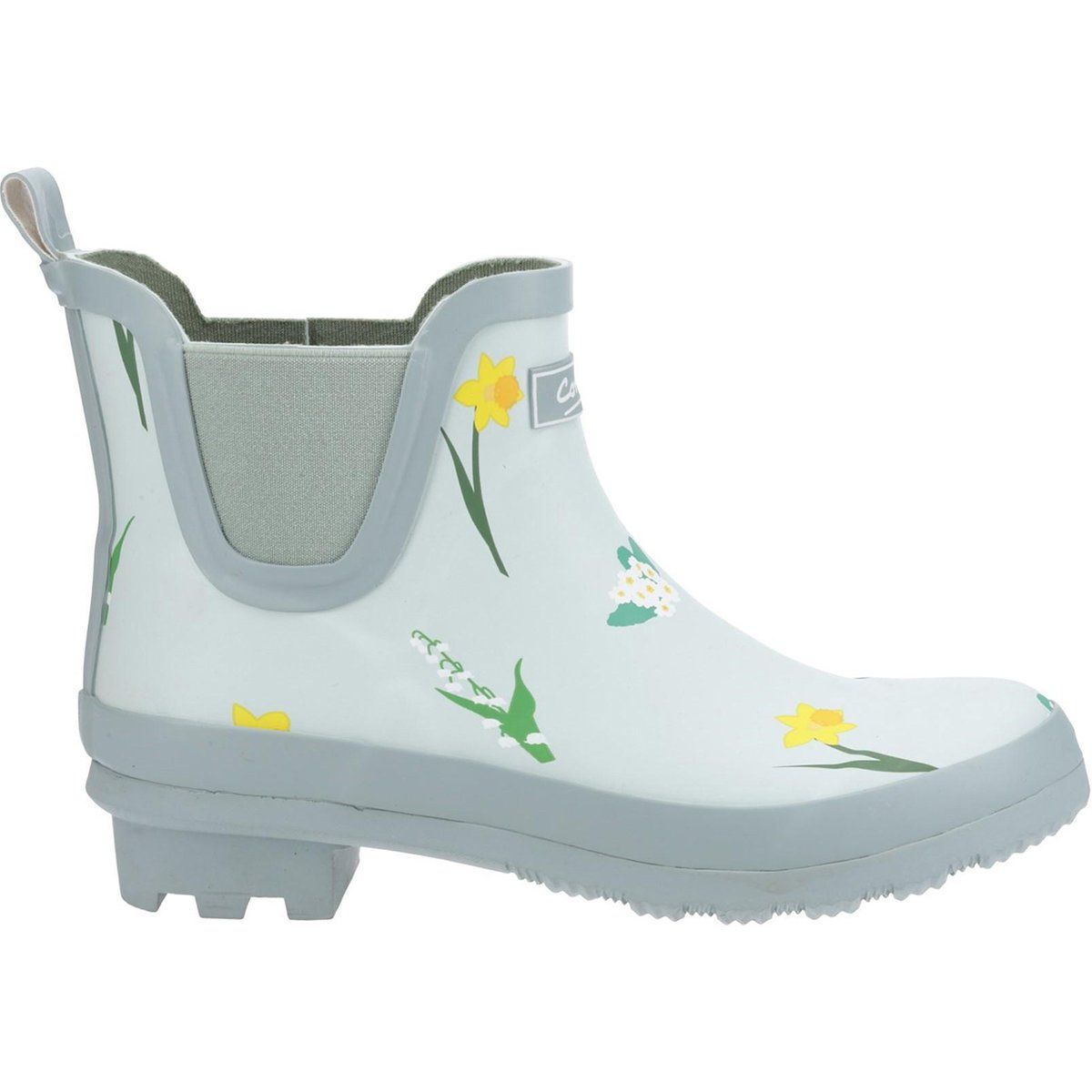 Ankle-Gummistiefel mit Wildblumen-Muster