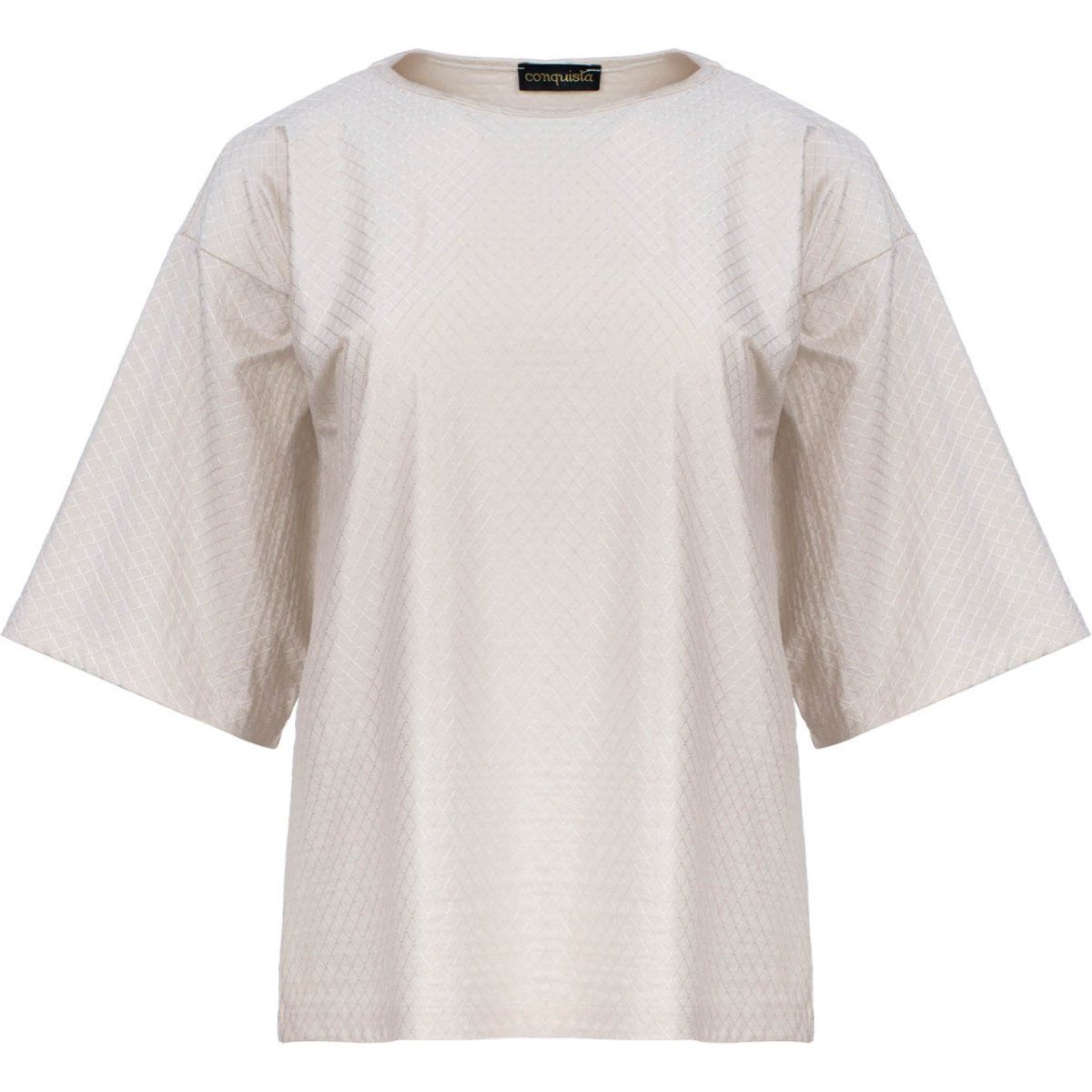 Übergroßes Jacquard-Shirt im Boxy-Schnitt