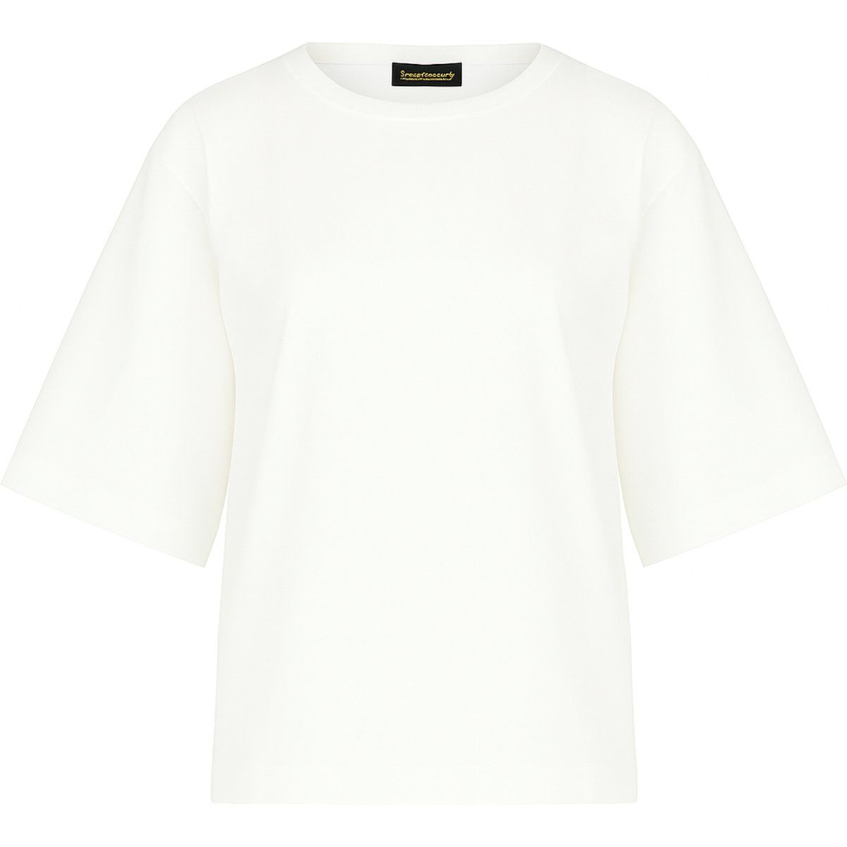 Lockeres Boxy-T-Shirt aus merzerisierter Baumwolle
