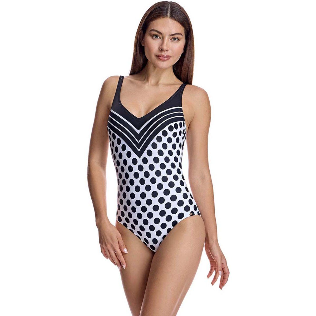 Eleganter Polka-Dot-Badeanzug