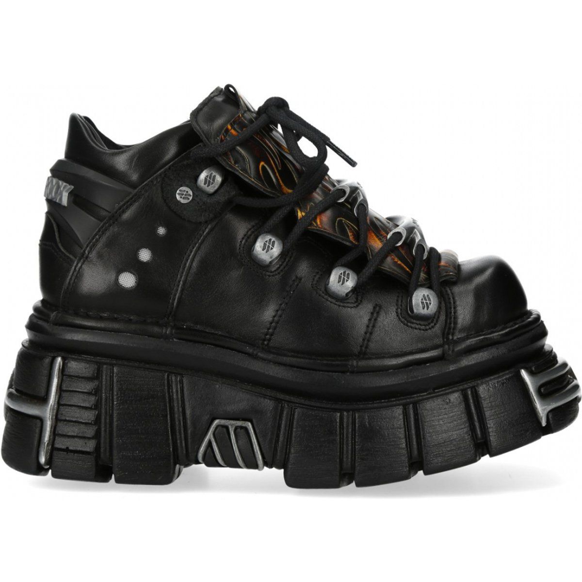 Flammen-Akzentuierte Gothic-Metallic-Plateaus