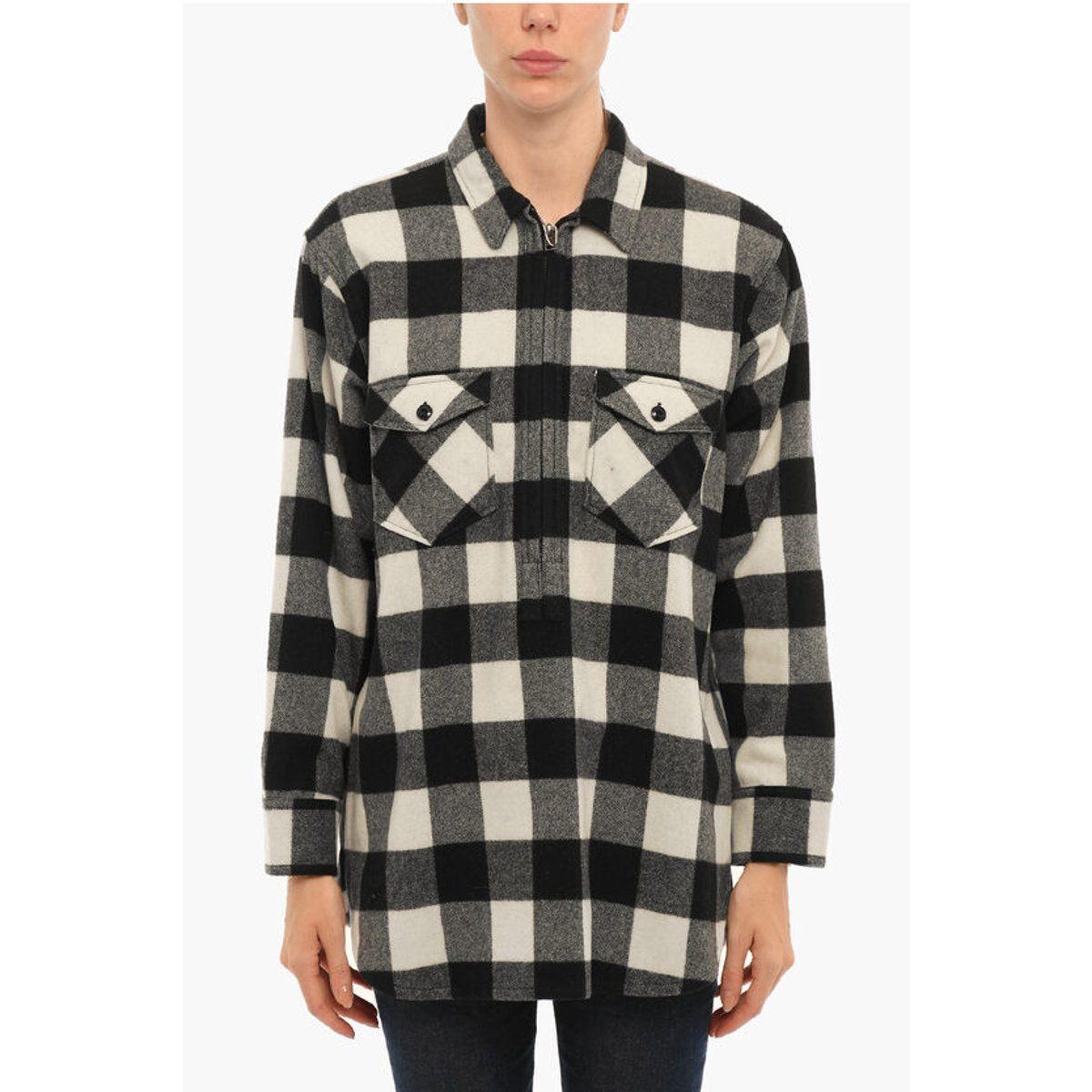 Buffalo-Karo Popover-Overshirt