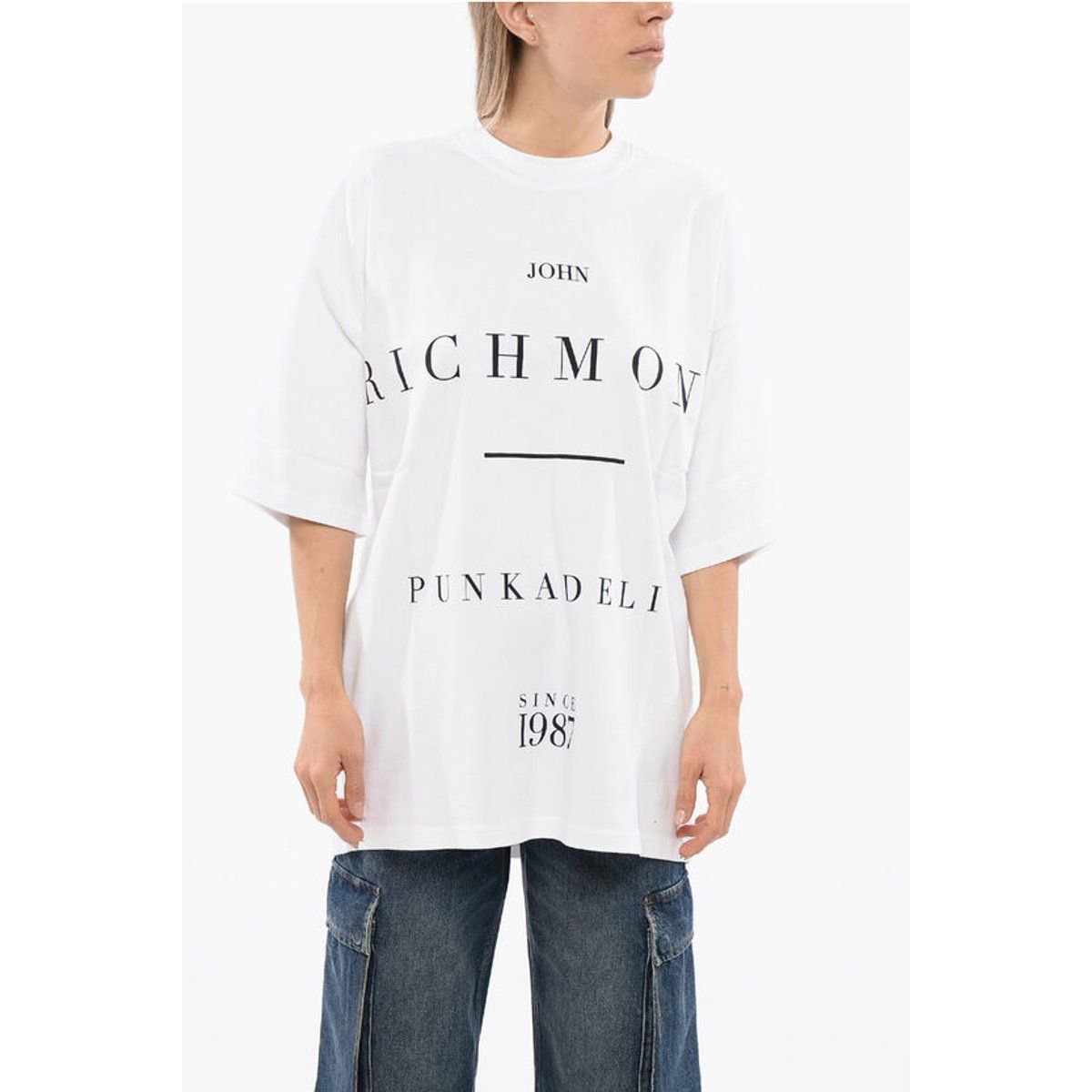 Oversize-T-Shirt mit Grafik-Logo