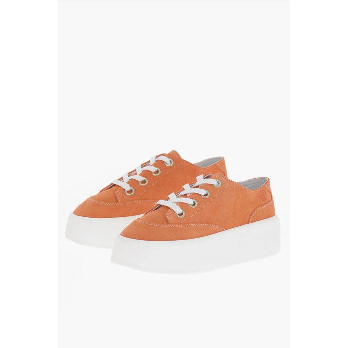 Plateau-Sneaker aus Wildleder