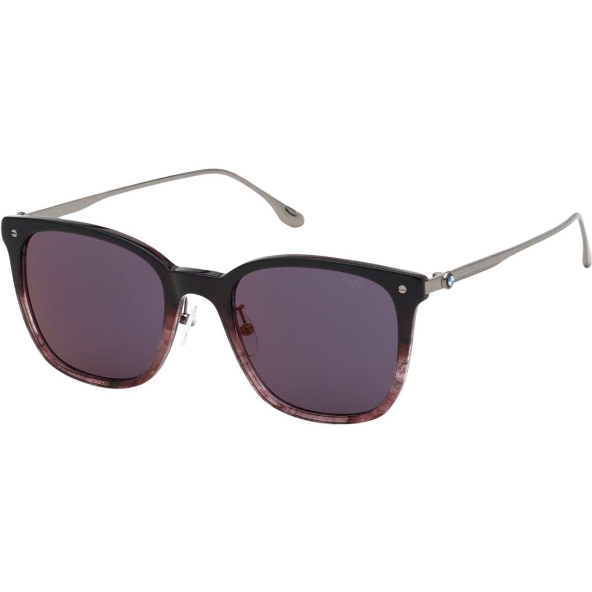 Quadratische Sonnenbrille mit verspiegelten Gläsern