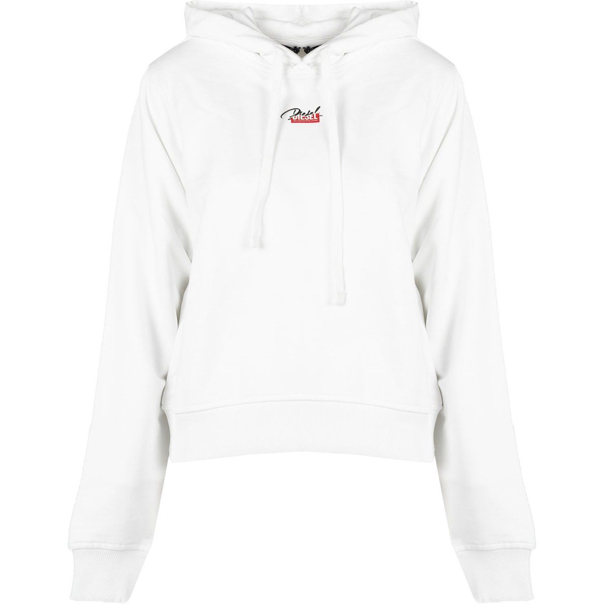 Cropped-Hoodie mit Logo-Print