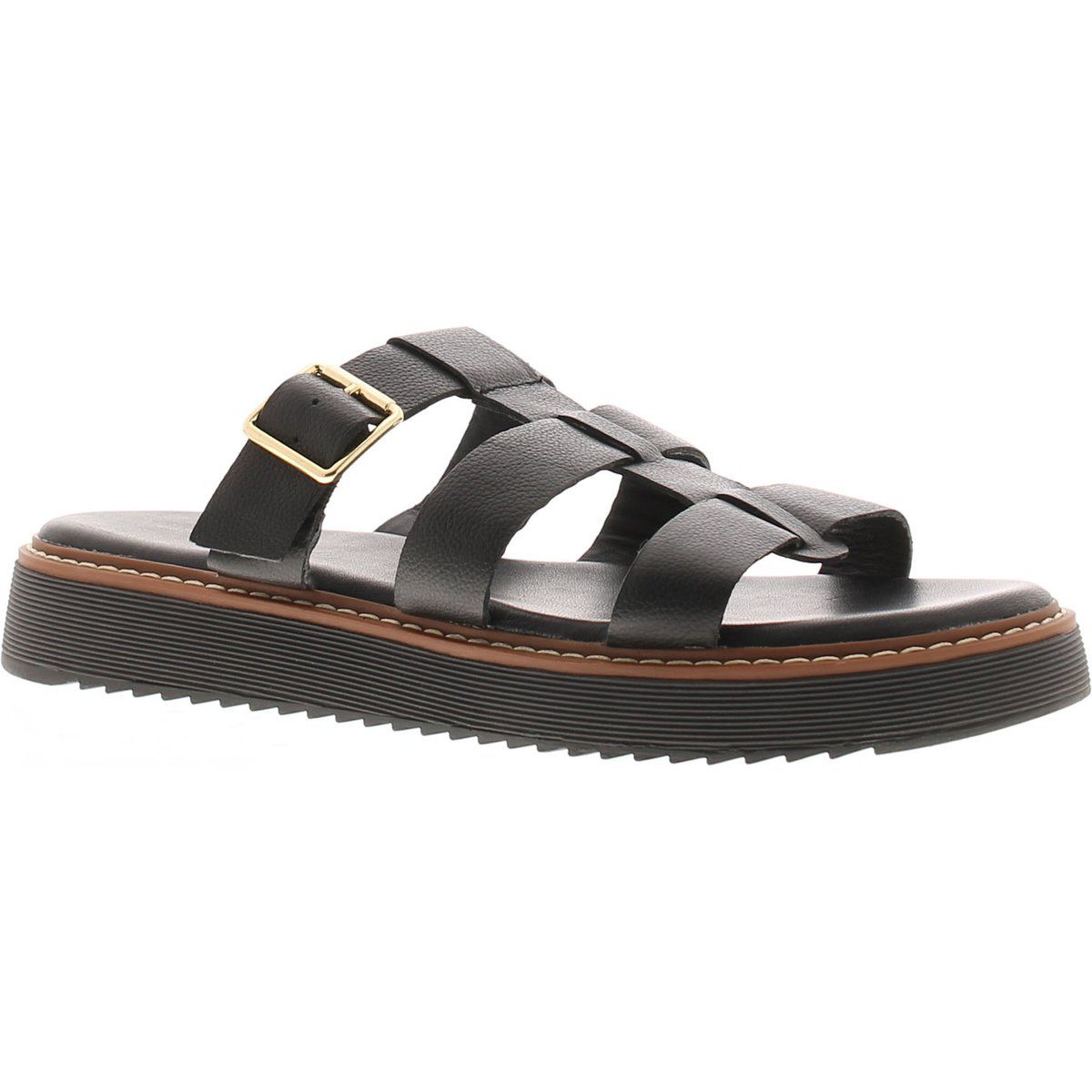Plateau-Sandalen im Gladiator-Stil