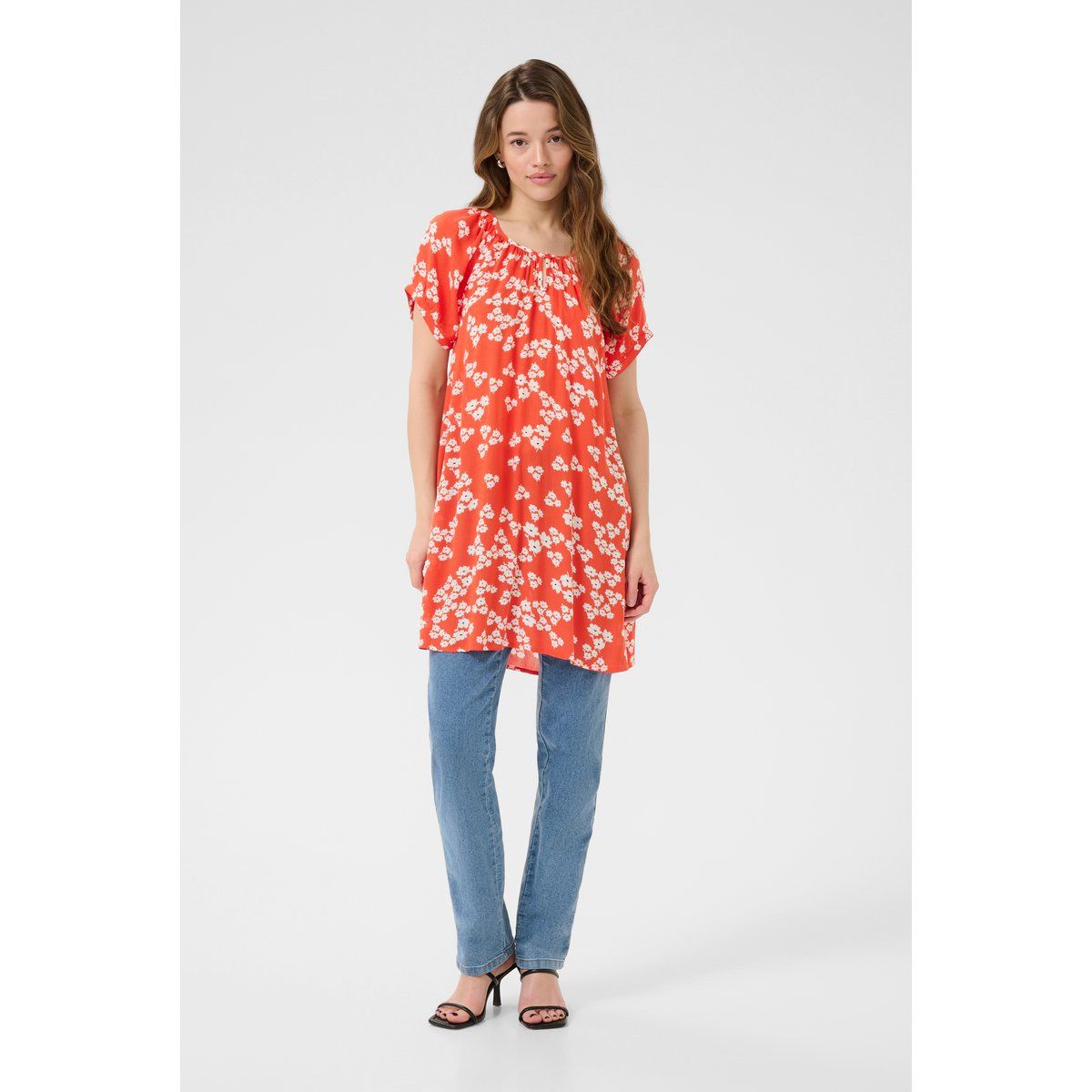 Tunika mit floralem Print