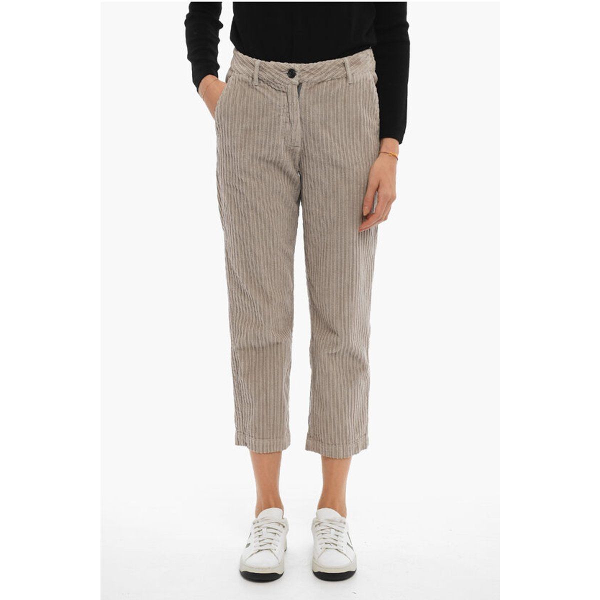 Cordhose mit weitem Rippenmuster