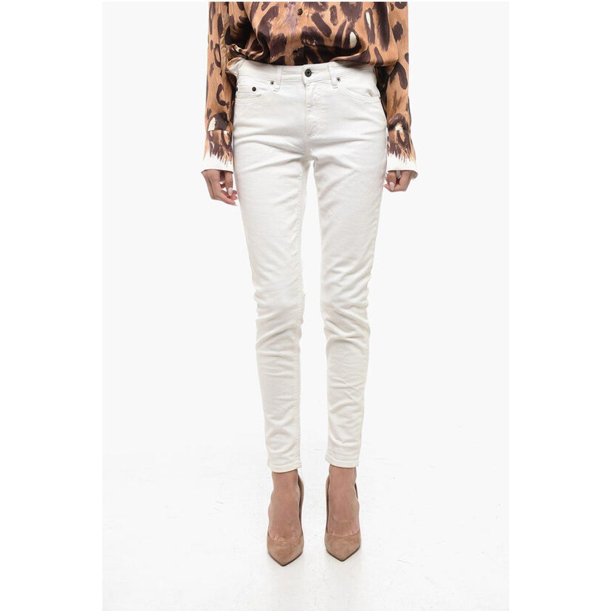 Elastische Slim-Fit Denim-Jeans