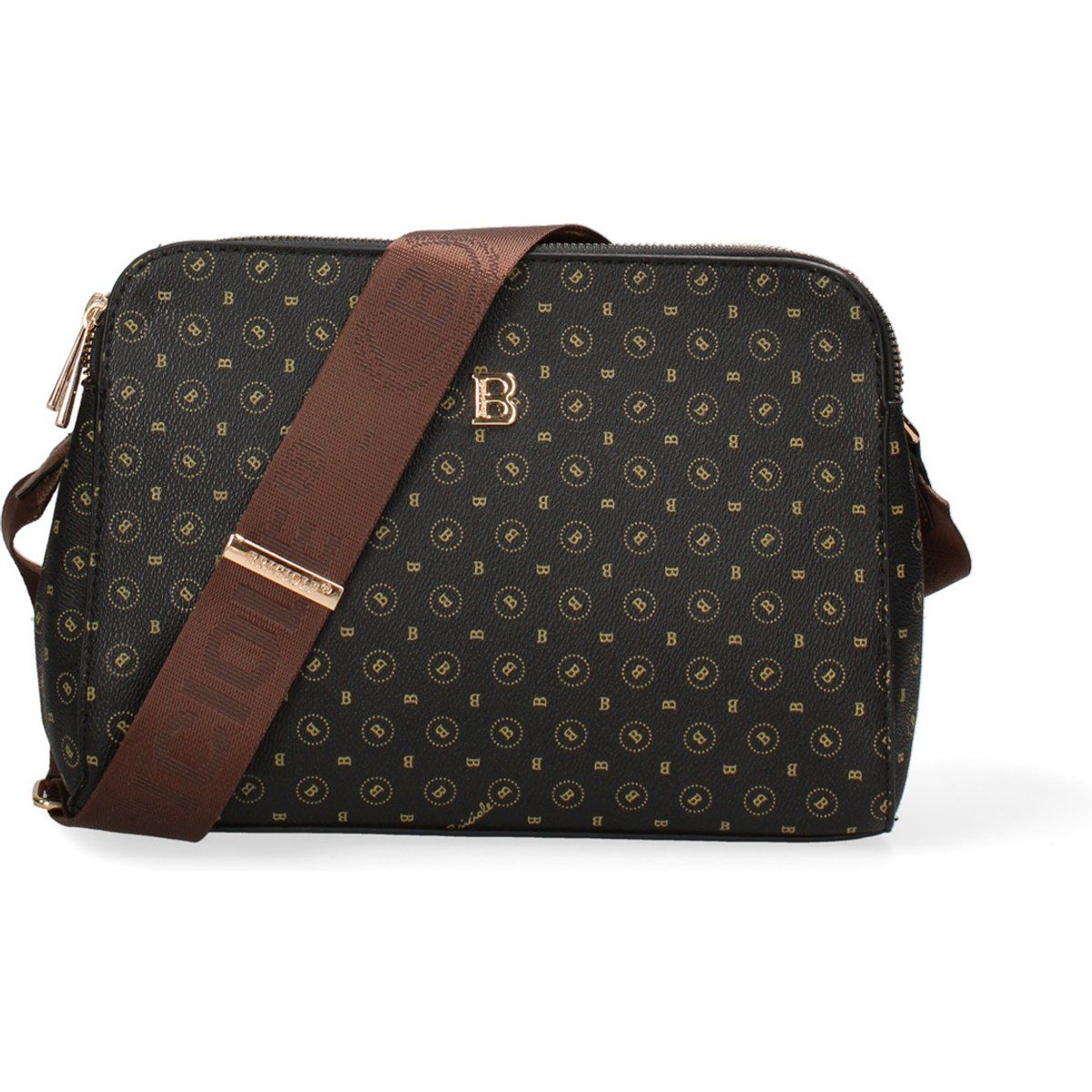 Crossbody-Tasche mit Monogramm-Print