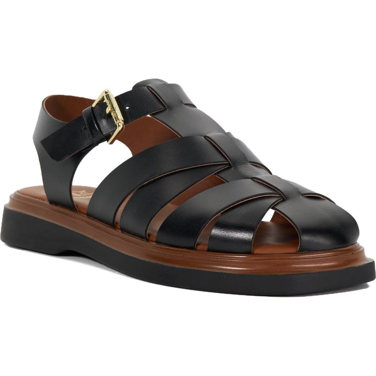Moderne Plateau-Fischer-Sandalen