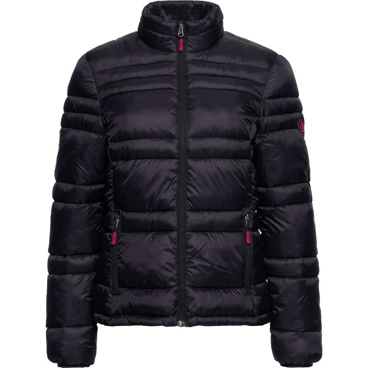Leichte Steppjacke mit Kontrast-Reißverschlüssen