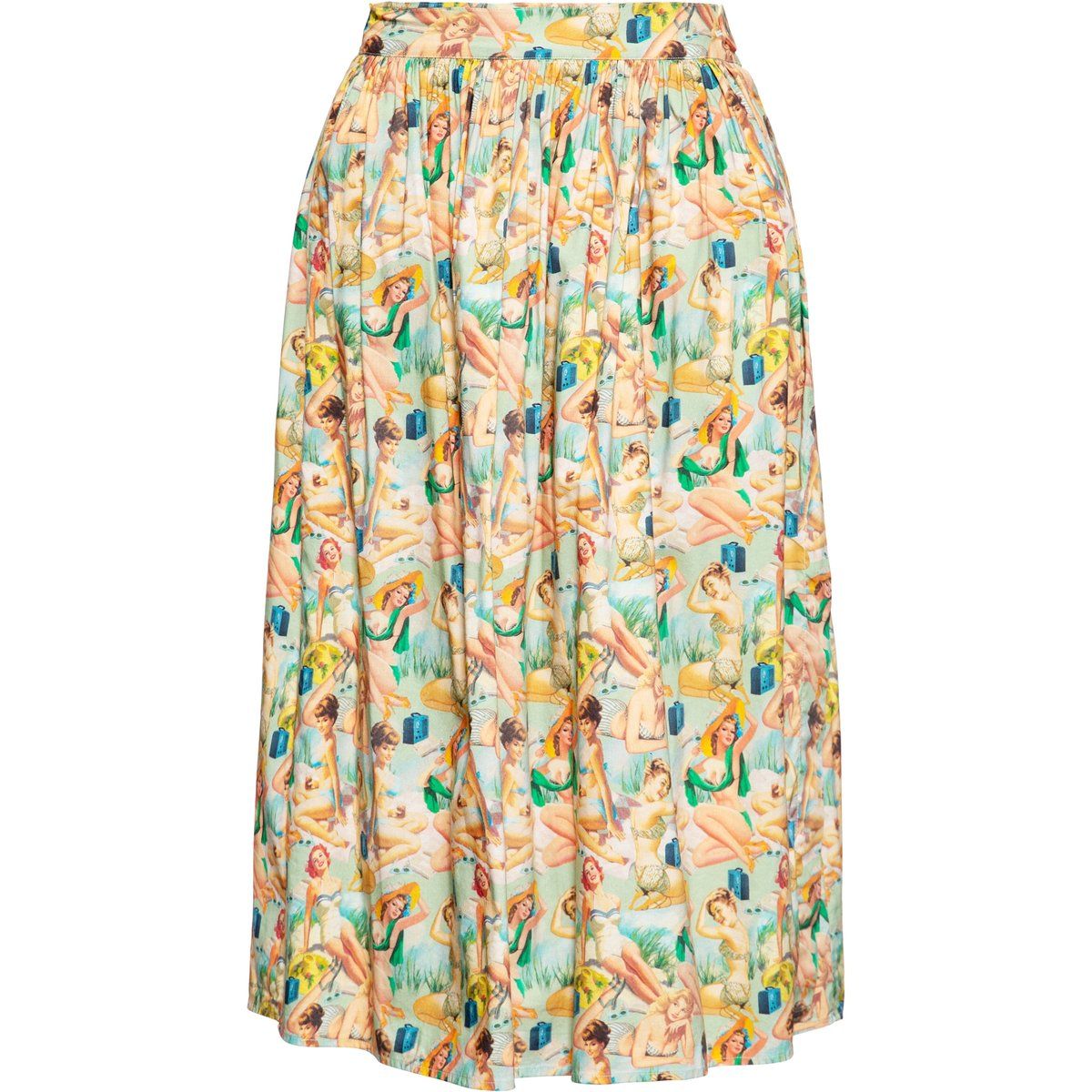 Retro Pin-Up Print Swingrock
