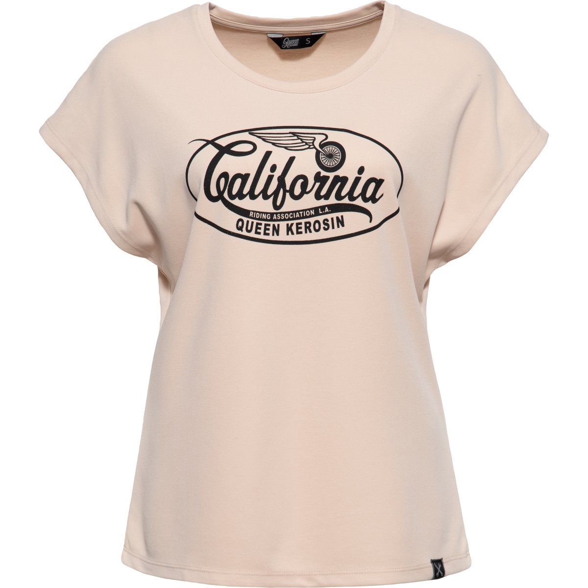 Locker geschnittenes Grafik-T-Shirt California