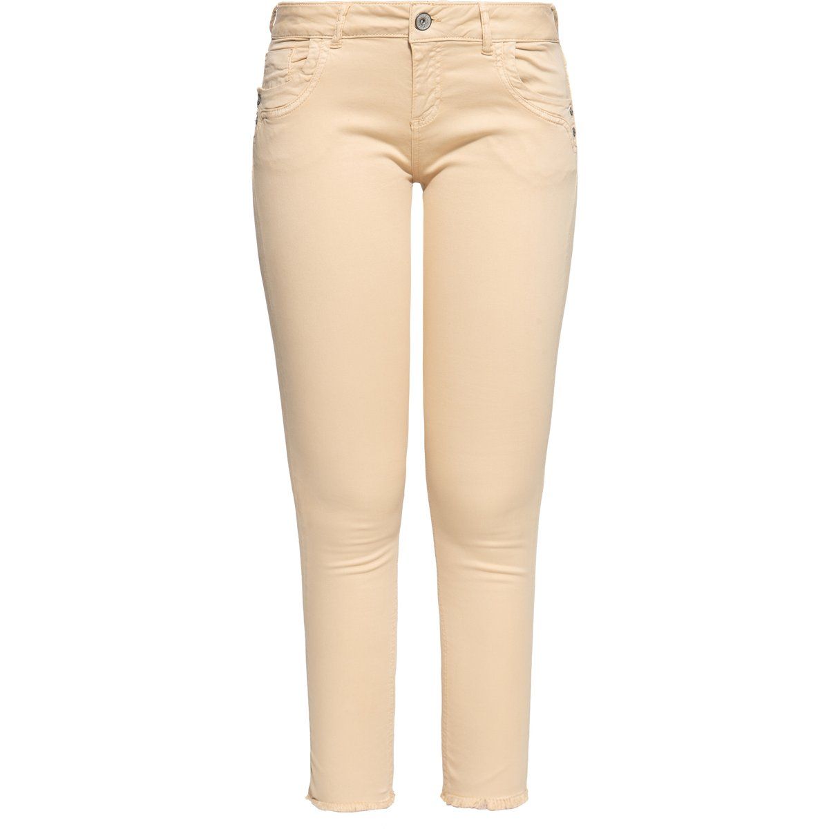 Slim-Fit Chino mit Fransen