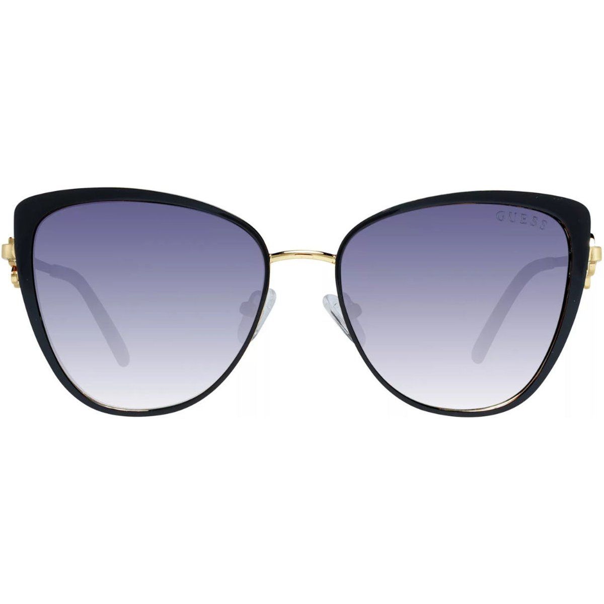 Elegante Cat-Eye Metall-Sonnenbrille