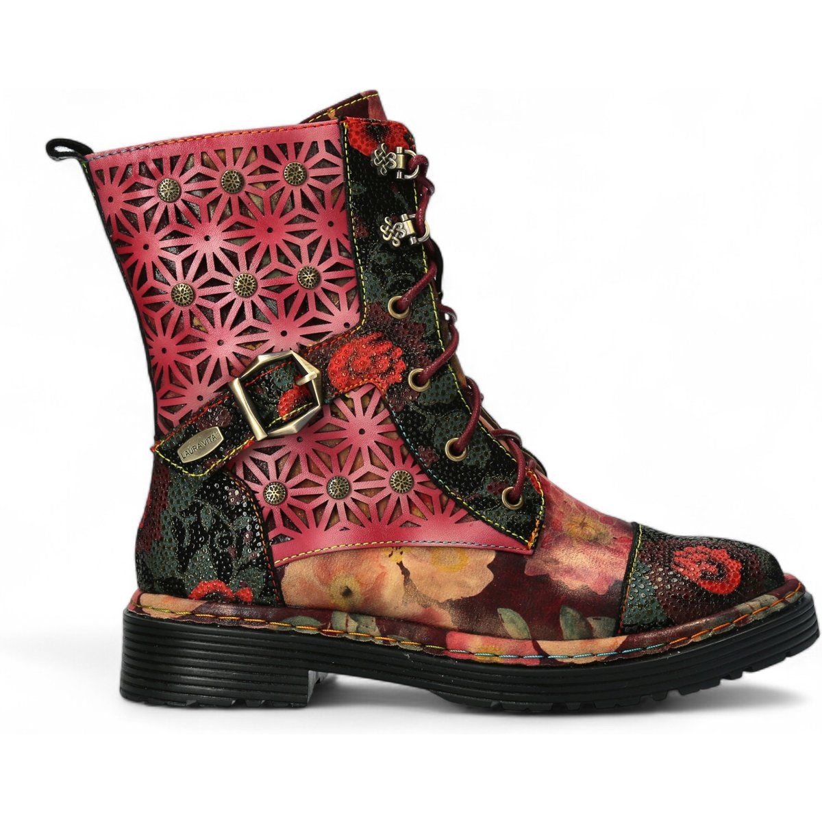 Ornamentale viktorianische Schnürstiefel