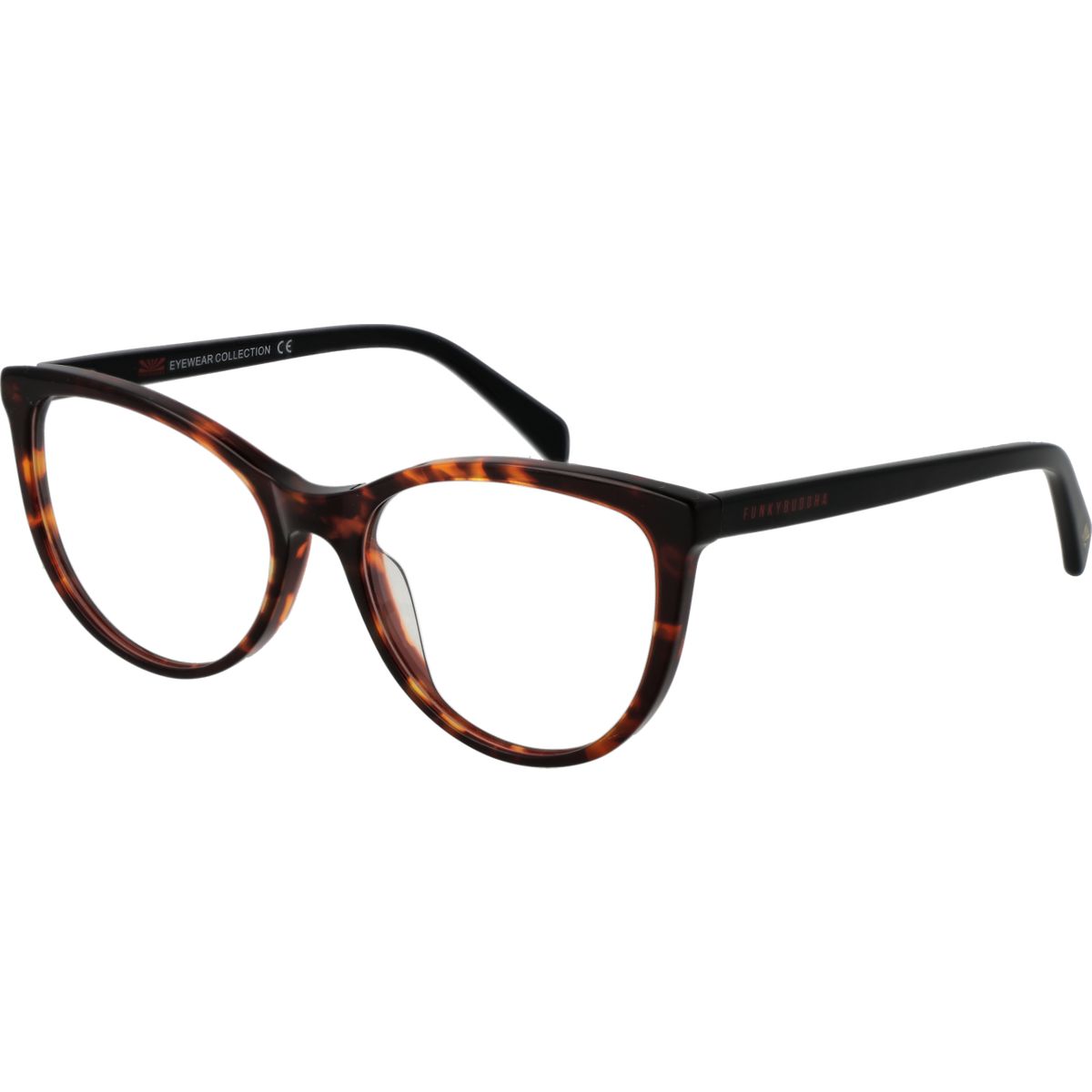 Elegante Cat-Eye Brillenfassung in Schildpatt-Optik