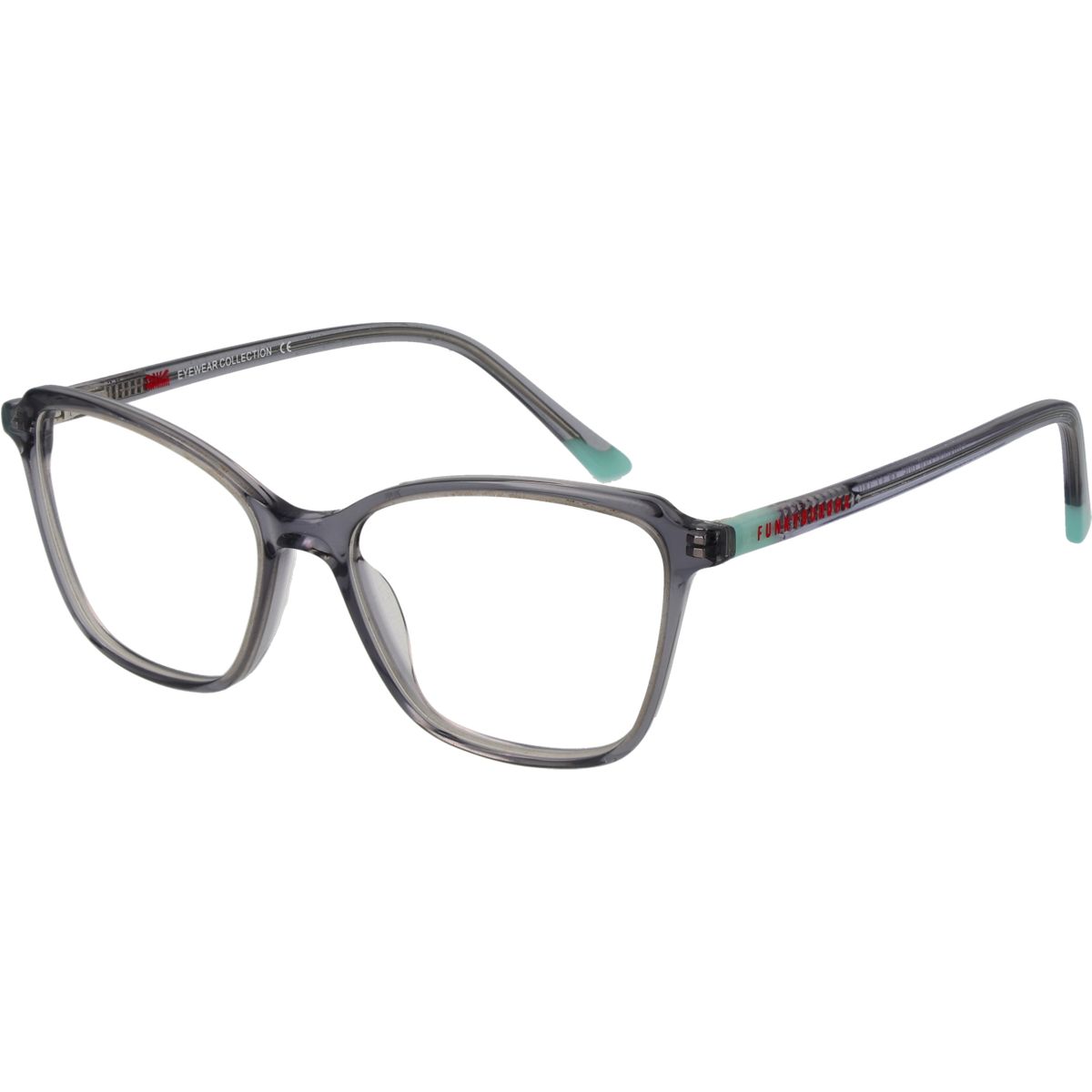 Moderne transparente Cat-Eye Brillenfassung