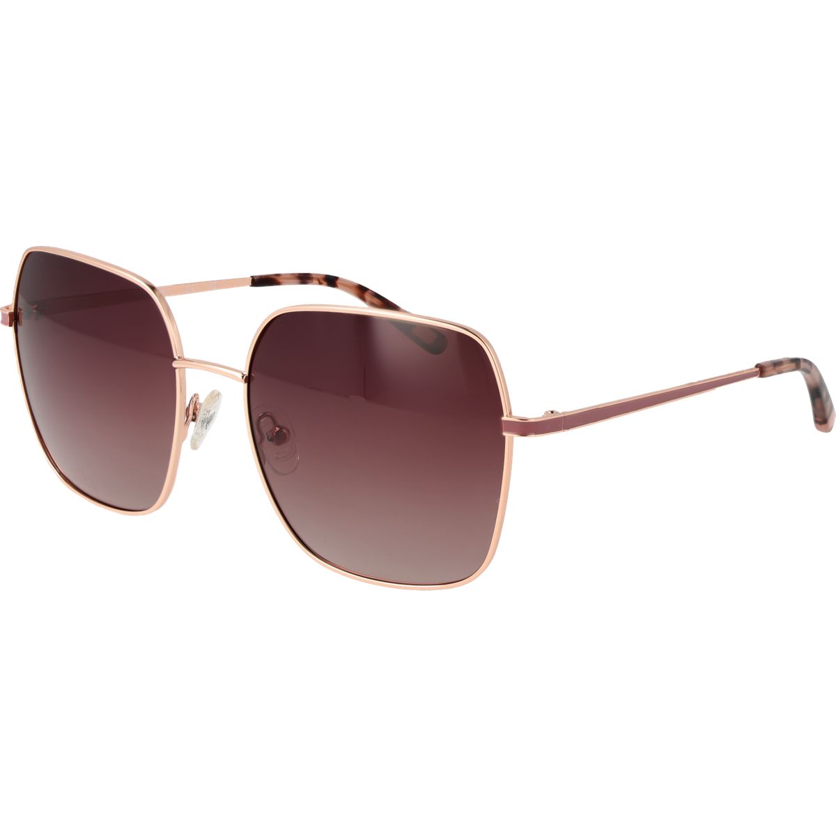 Übergroße quadratische Sonnenbrille aus Metall