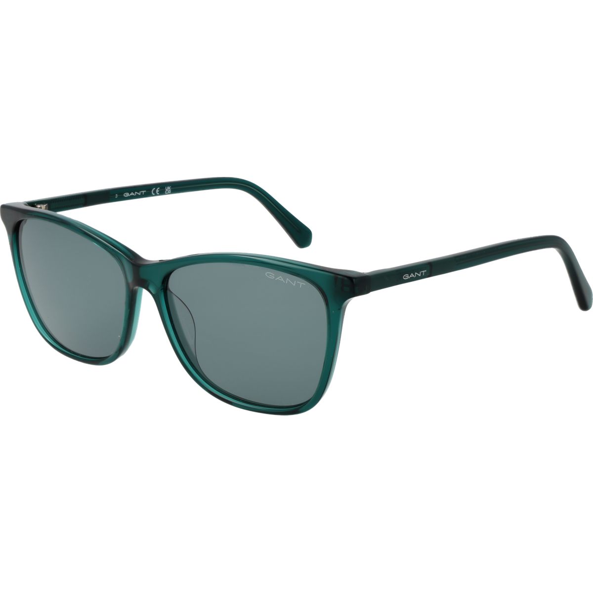 Moderne quadratische Vollrand-Sonnenbrille