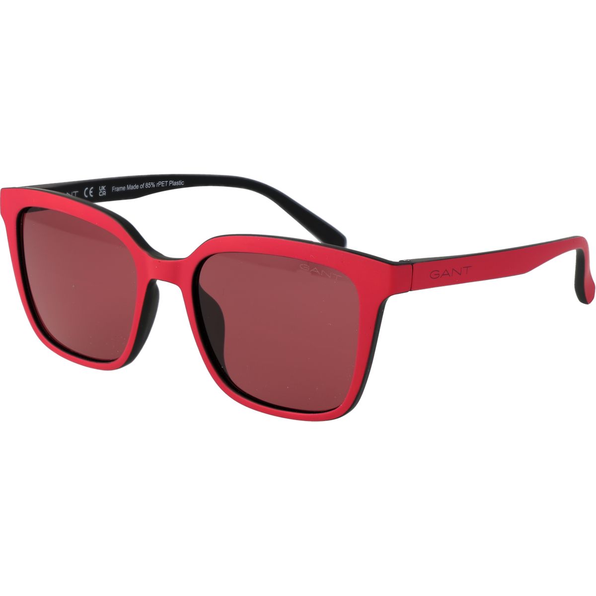 Moderne quadratische Vollrand-Sonnenbrille