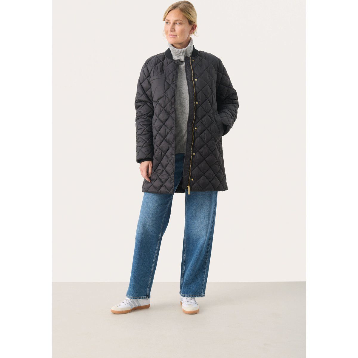 Gesteppte Jacke mit gerader Passform