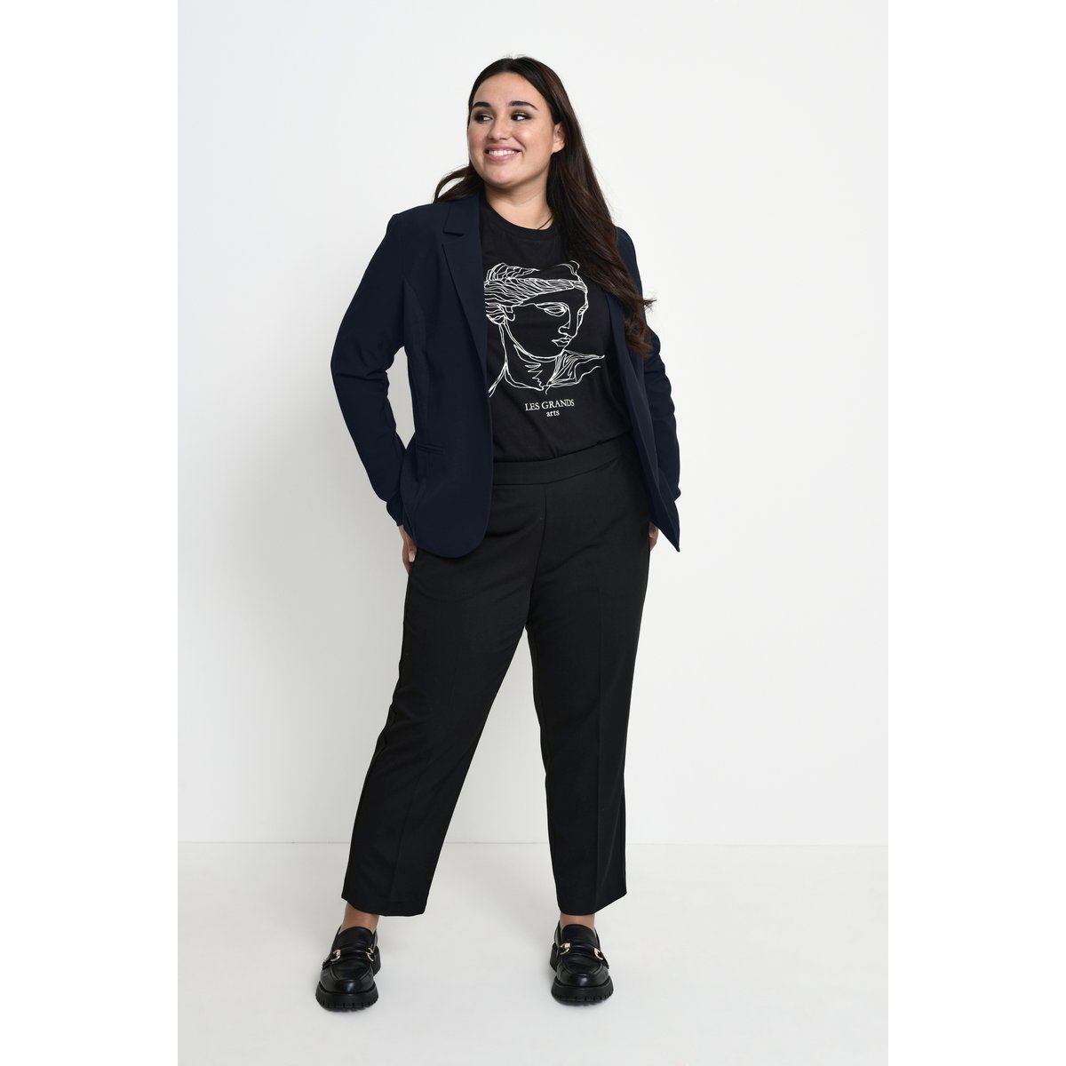 Klassischer Taillierter Blazer mit Revers