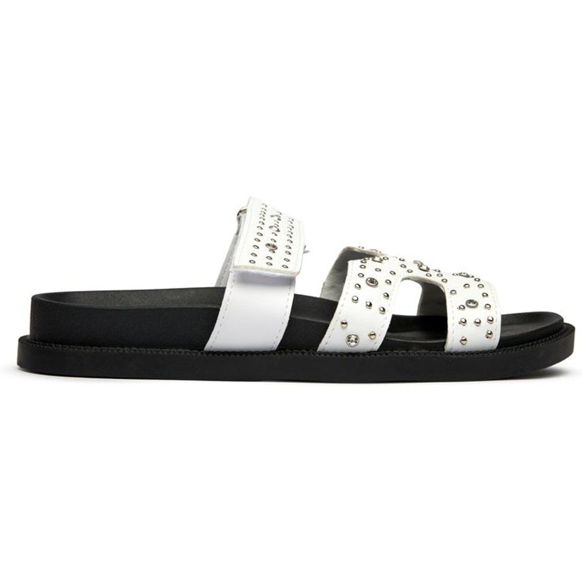 Verzierte Zweiriemen-Fußbettsandalen