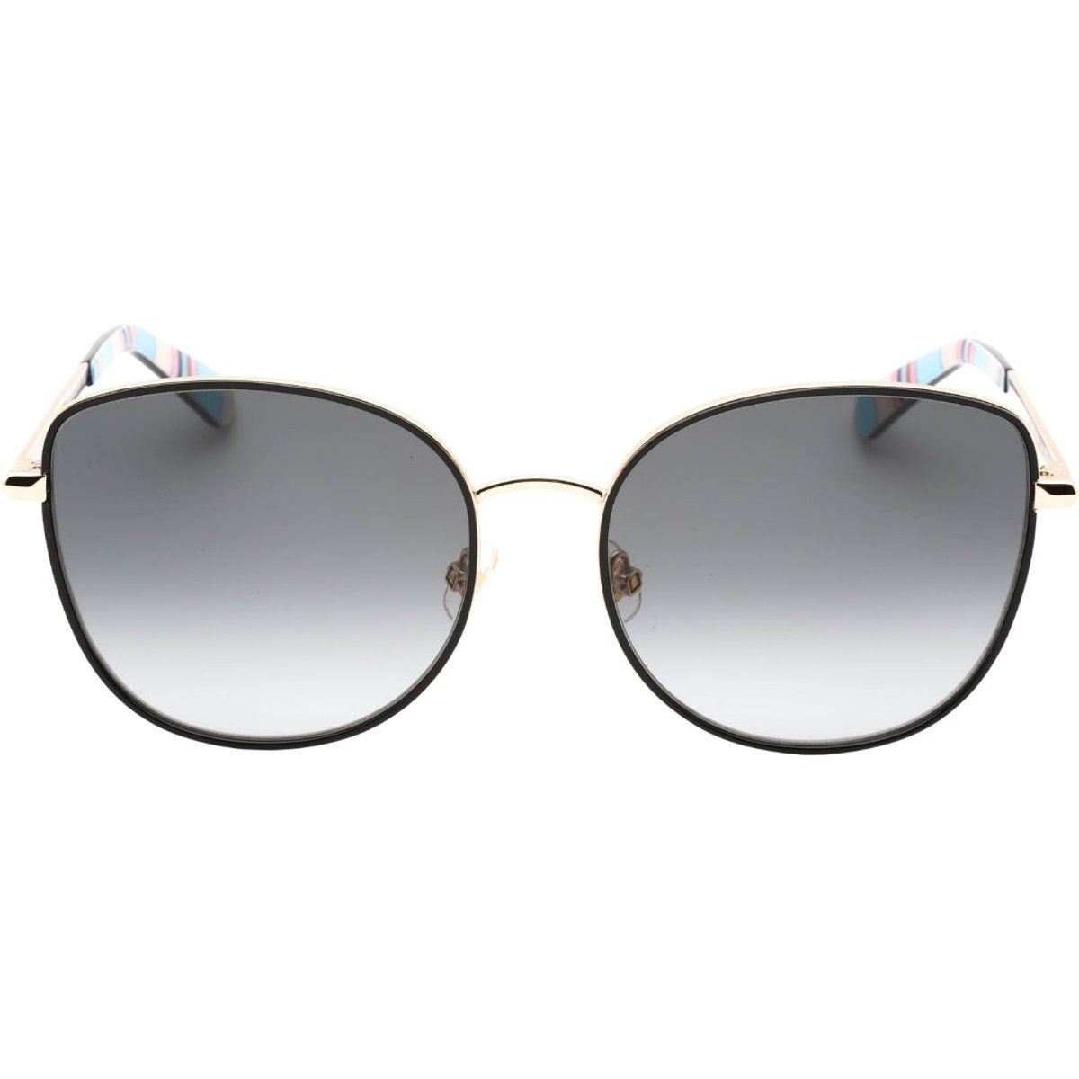 Oversized Metall-Sonnenbrille mit Verlaufsgläsern