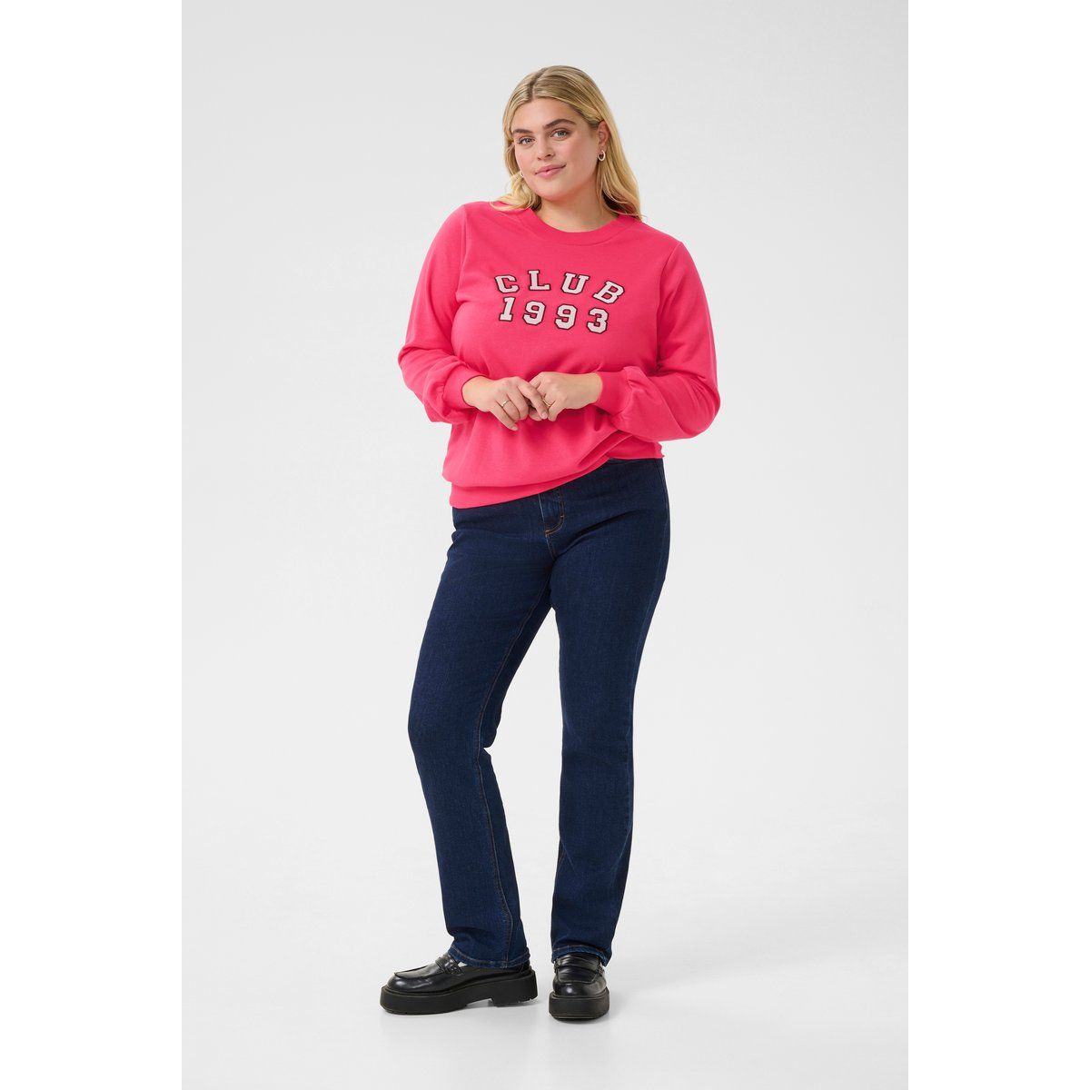 Grafik-Sweatshirt mit Rundhalsausschnitt