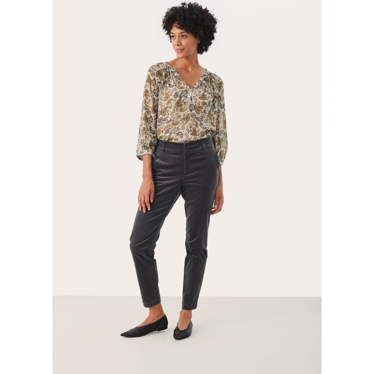 Tapered-Hose mit geradem Bein