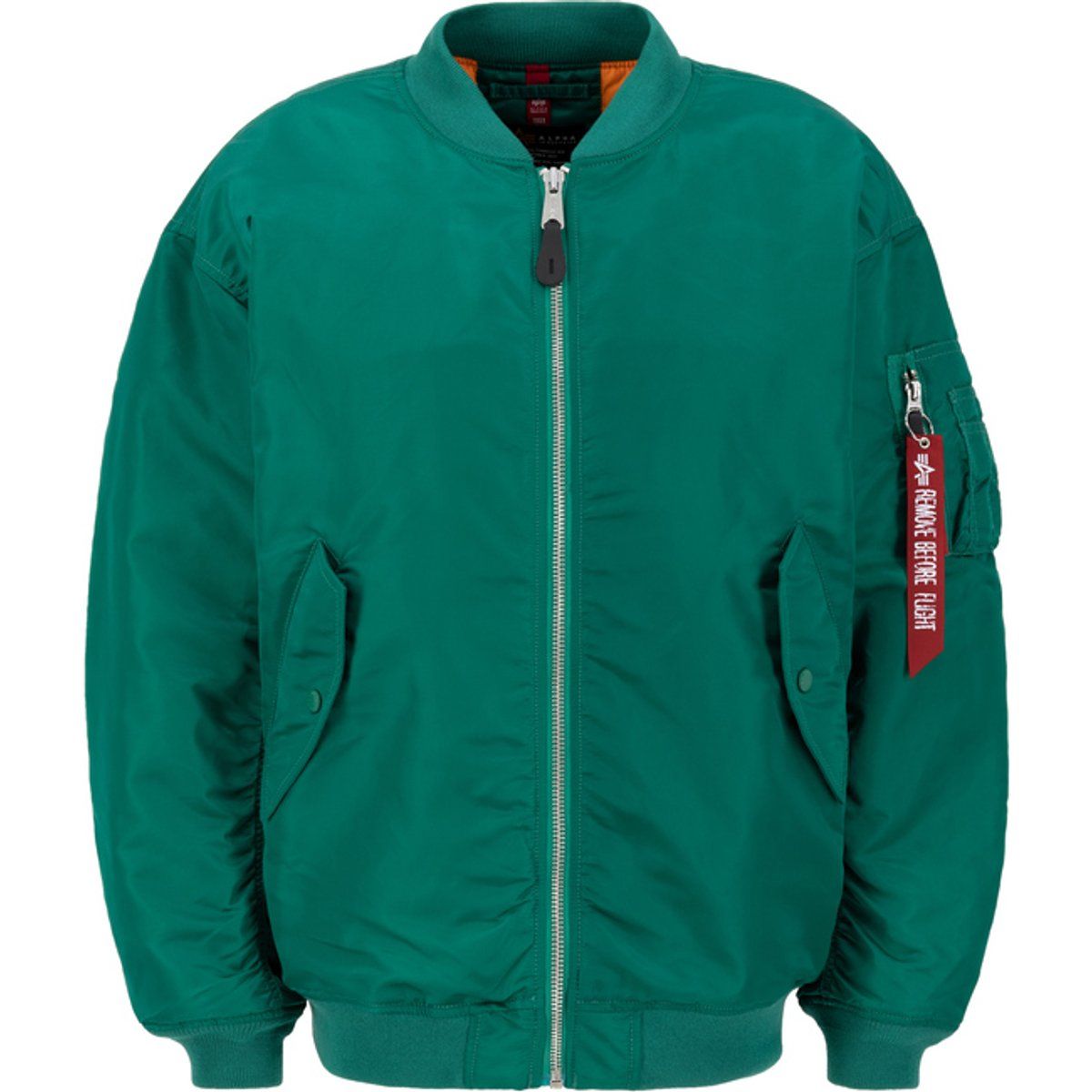 Oversized Bomberjacke aus Flight-Nylon