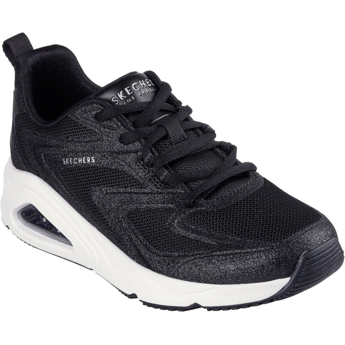 Glitzernde Sneaker mit Luftpolstersohle