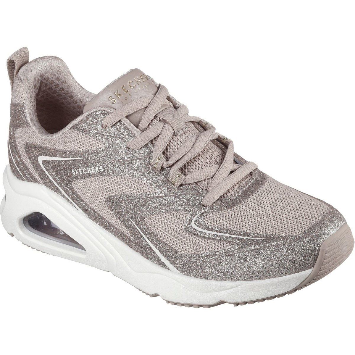 Glitzernde Mesh-Sneaker mit Luftpolsterung