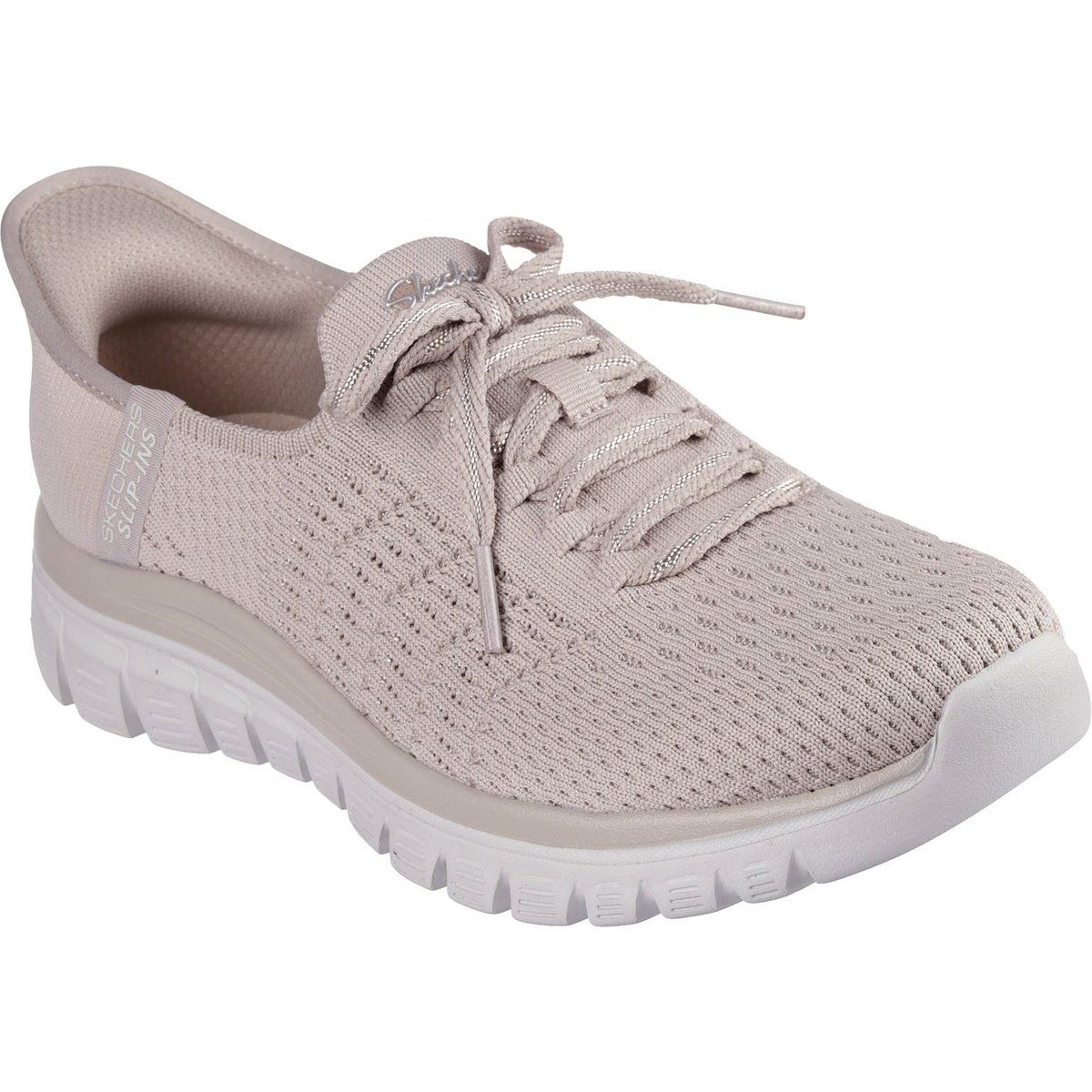 Hands-Free Slip-In Strick-Sneaker