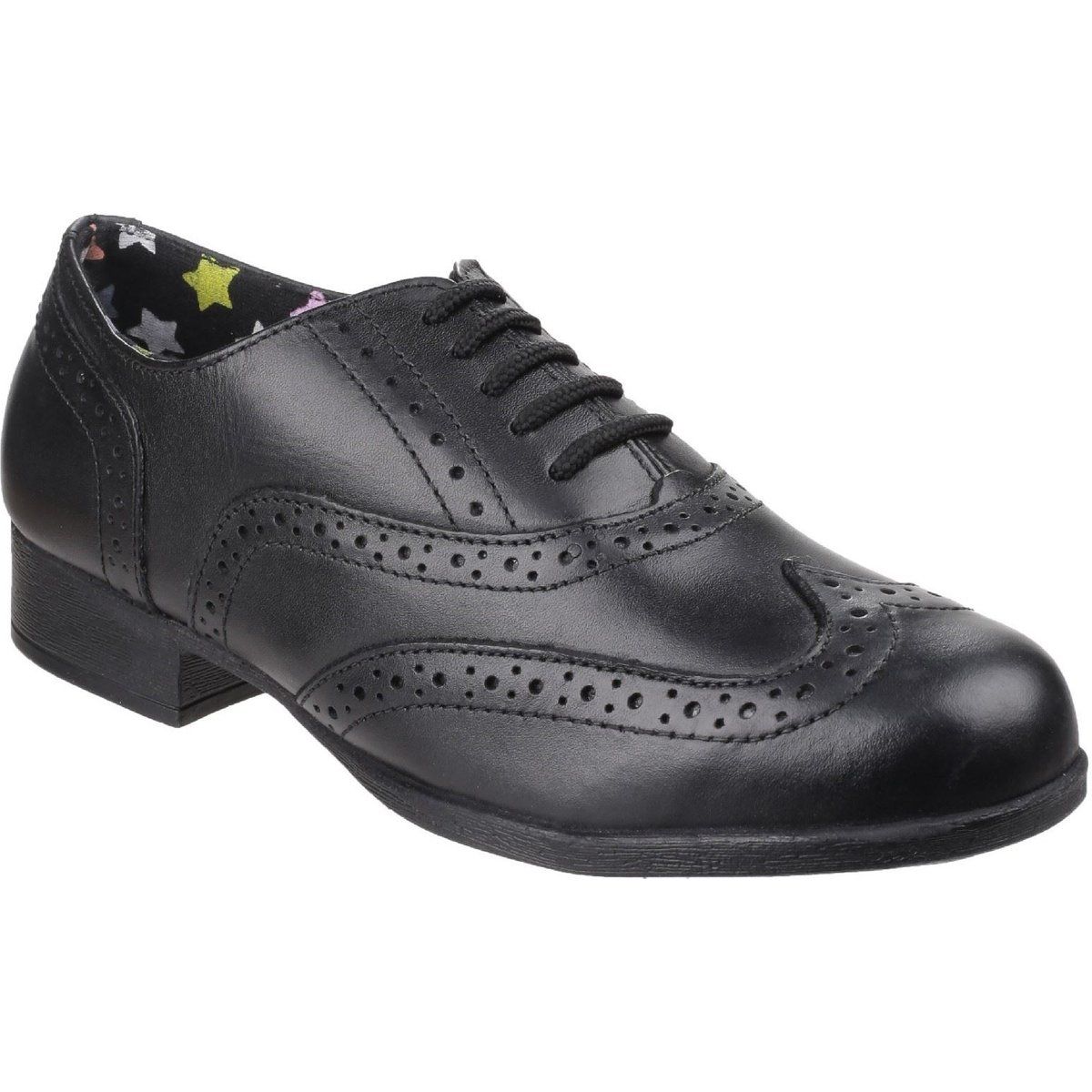 Klassische Leder-Brogues mit Flügelkappe