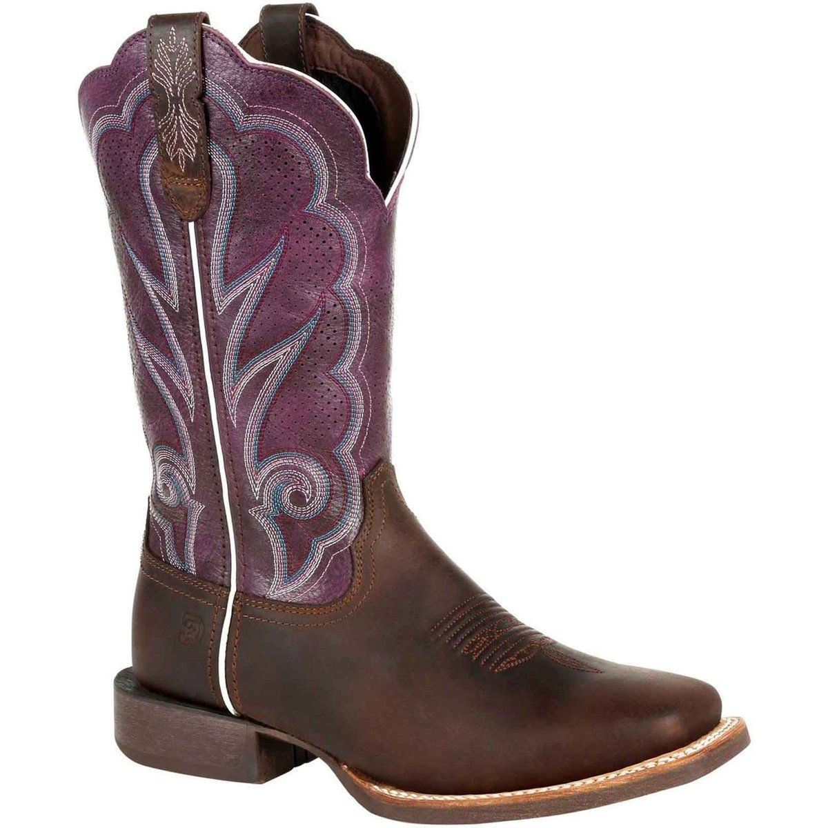 Belüftete Westernstiefel aus Leder