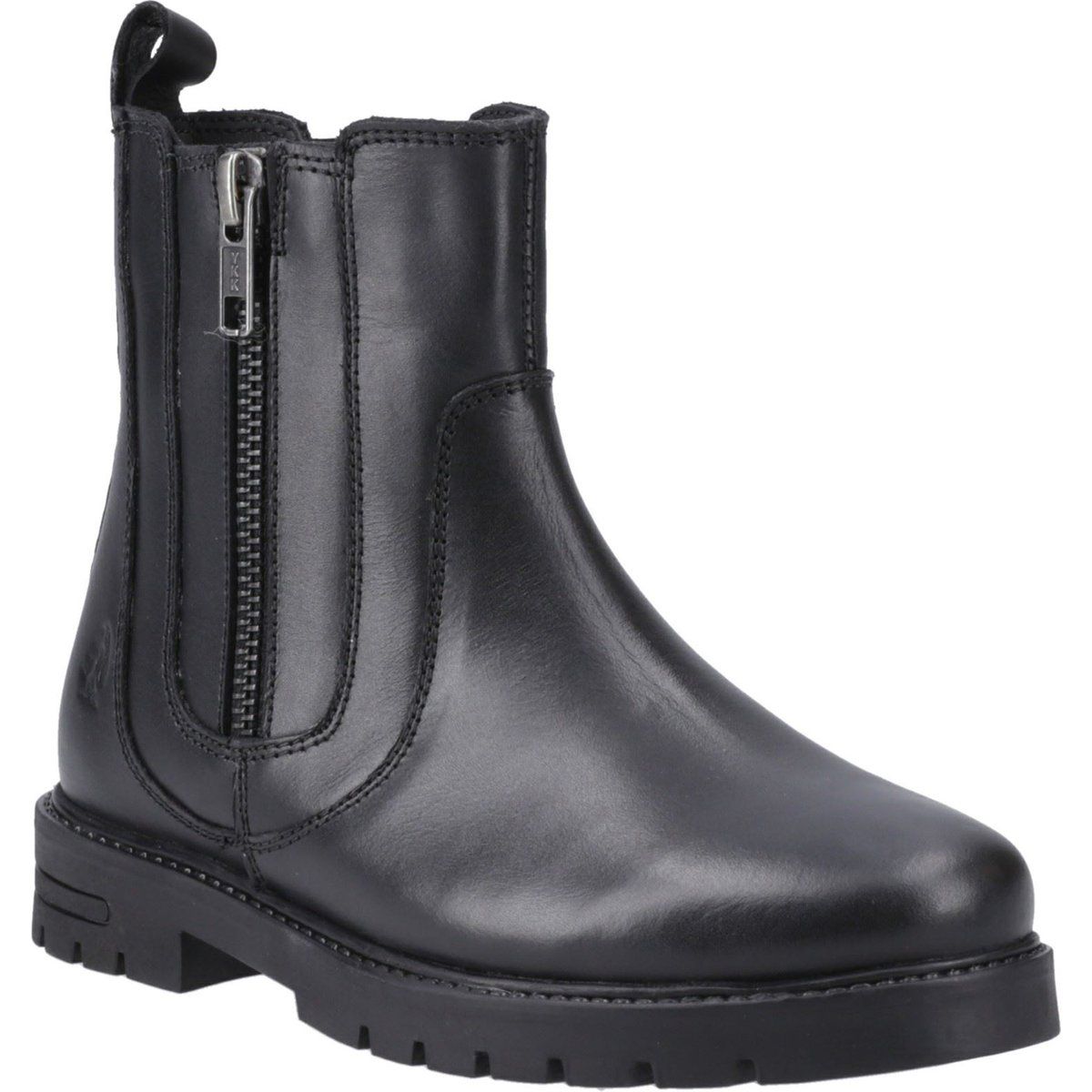 Robuste Lederstiefeletten