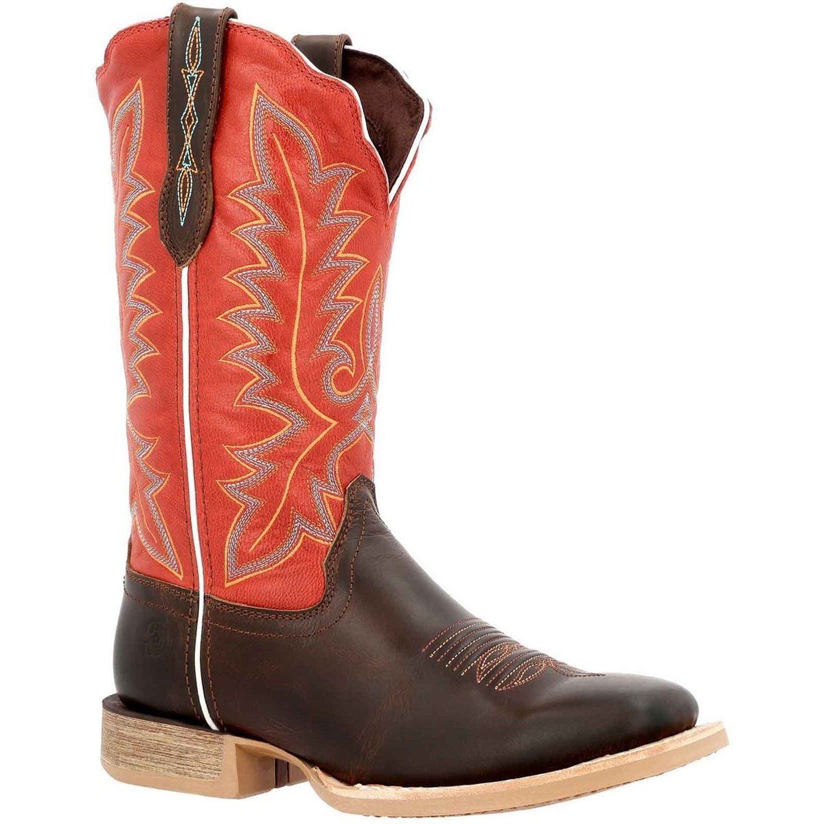 Bestickte Leder-Westernstiefel für Damen