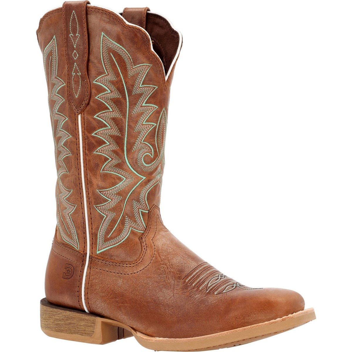 Bestickte Performance-Westernstiefel aus Leder