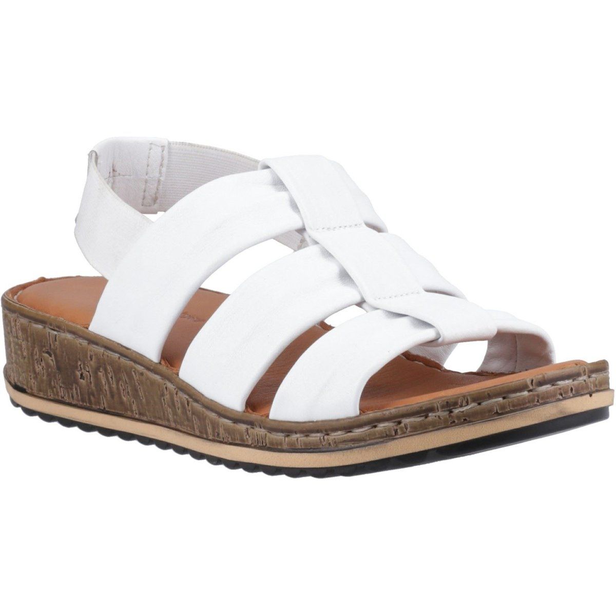 Leder-Sandalen mit weiter Passform