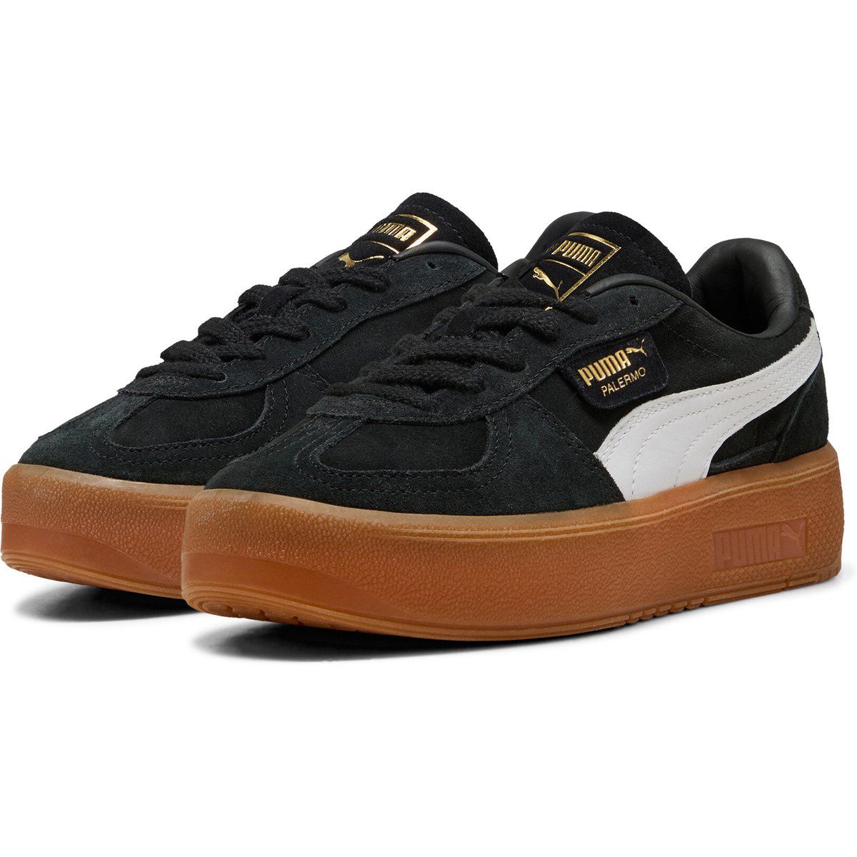Plattform-Terrassensneaker aus Wildleder