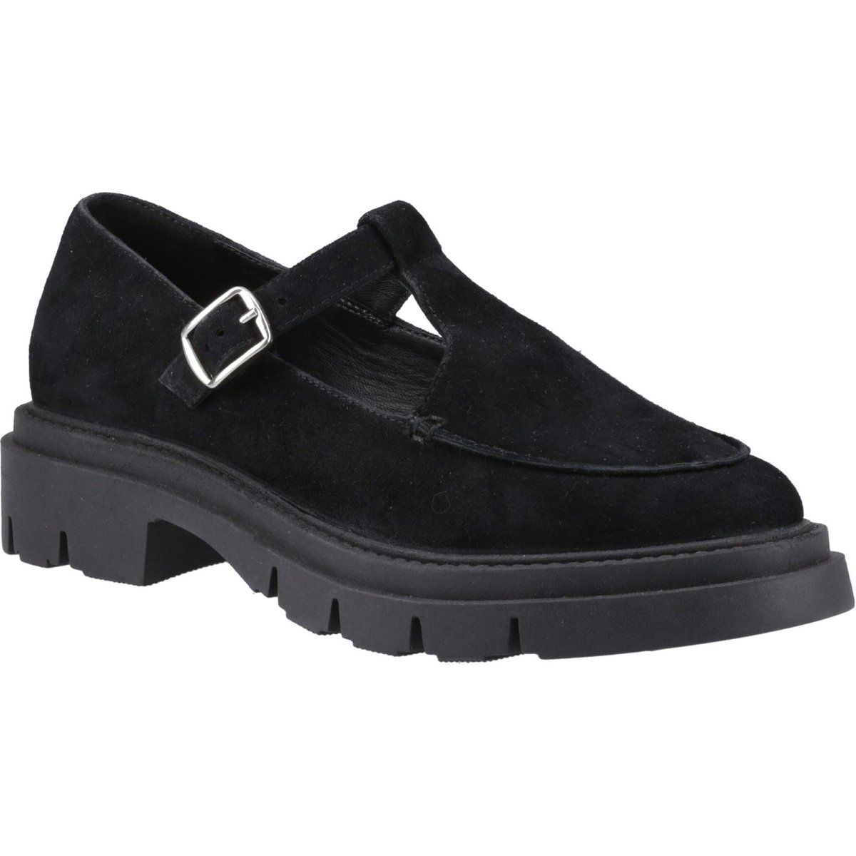 Chunky Wildleder Mary Janes